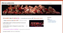 Desktop Screenshot of abracadavoix.org