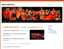 Tablet Screenshot of abracadavoix.org